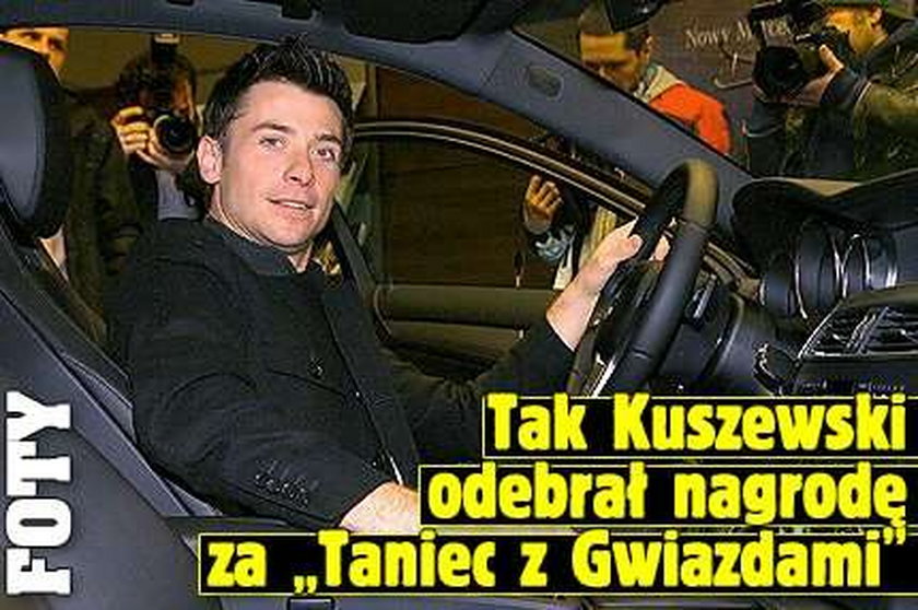 Tak Kuszewski odebrał nagrodę za "Taniec z Gwiazdami". FOTY