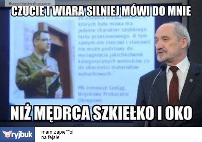 Macierewicz ulubieńcem internautów. Najlepsze MEMy tygodnia