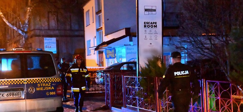 Koszalin: Tragedia w escape roomie, zginęły dzieci. Prokuratura: Zmarły w wyniku zatrucia tlenkiem węgla