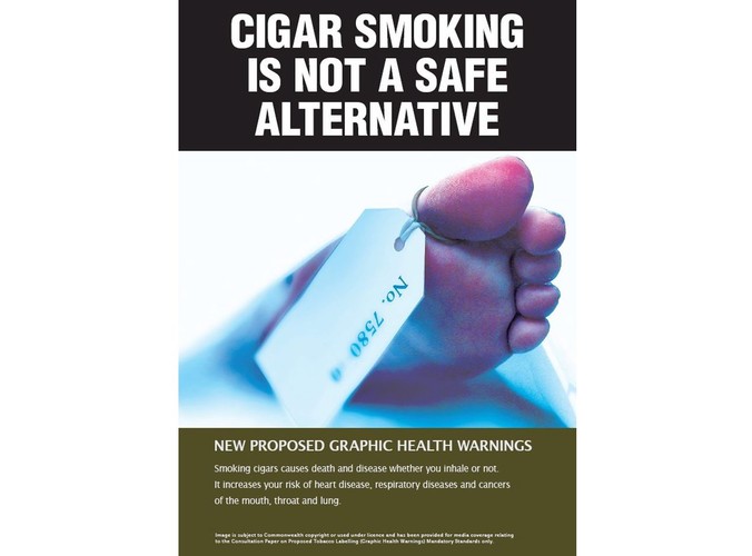 Plakietka ostrzegająca - 'Palenie to niebezpieczna alternatywa'