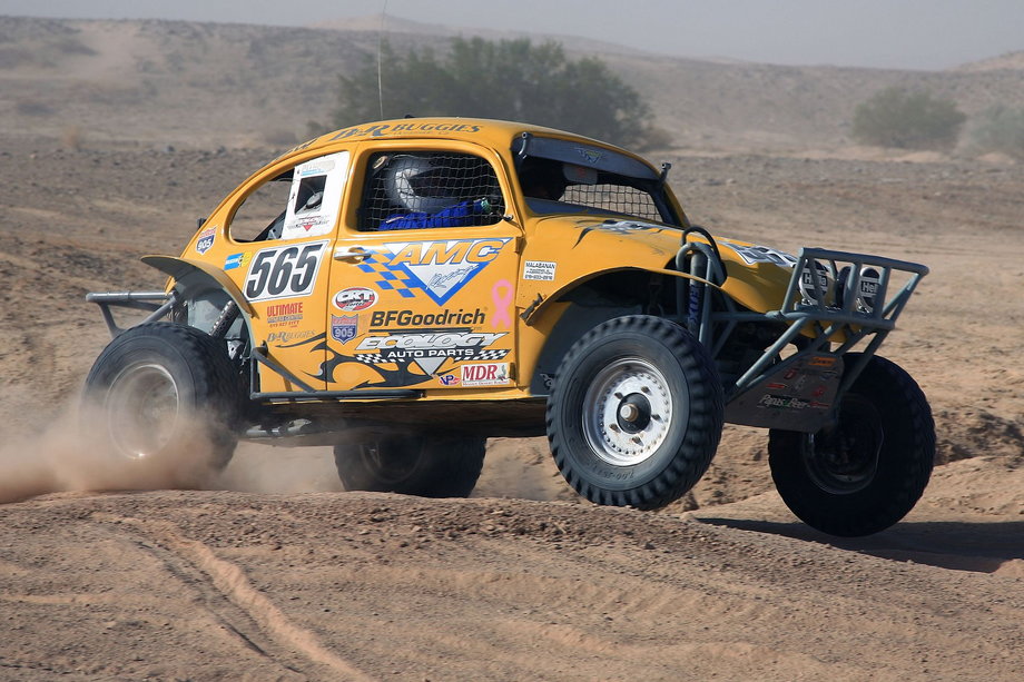The Baja Bug in action.