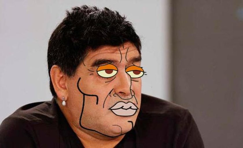 Maradona zrobił sobie usta!