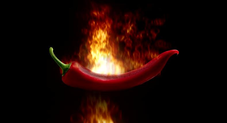 Flaming hot pepper