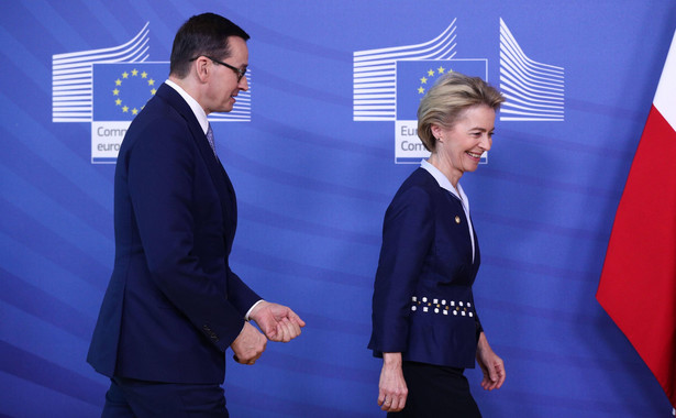 Mateusz Morawiecki i Ursula von der Leyen