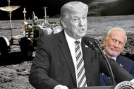 Trump, Buzz Aldrin i księżyc  