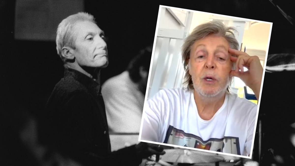 Charlie Watts nie żyje. Paul McCartney nagrał poruszające wideo