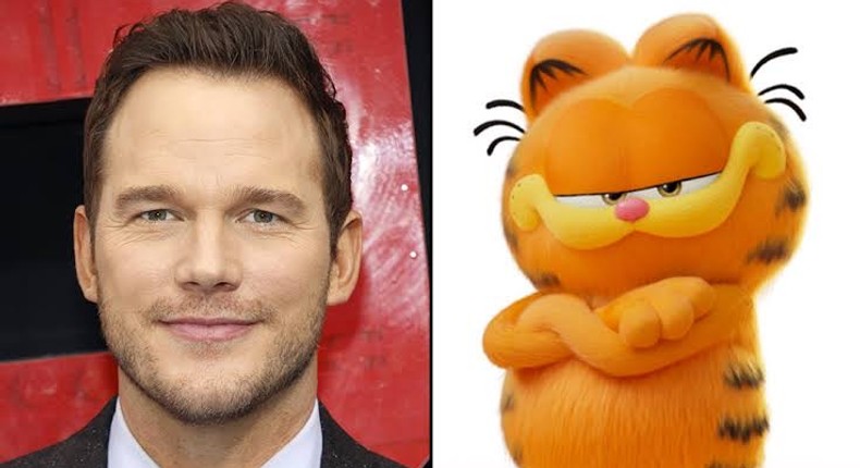 Chris pratt will voice garfield in new feature film