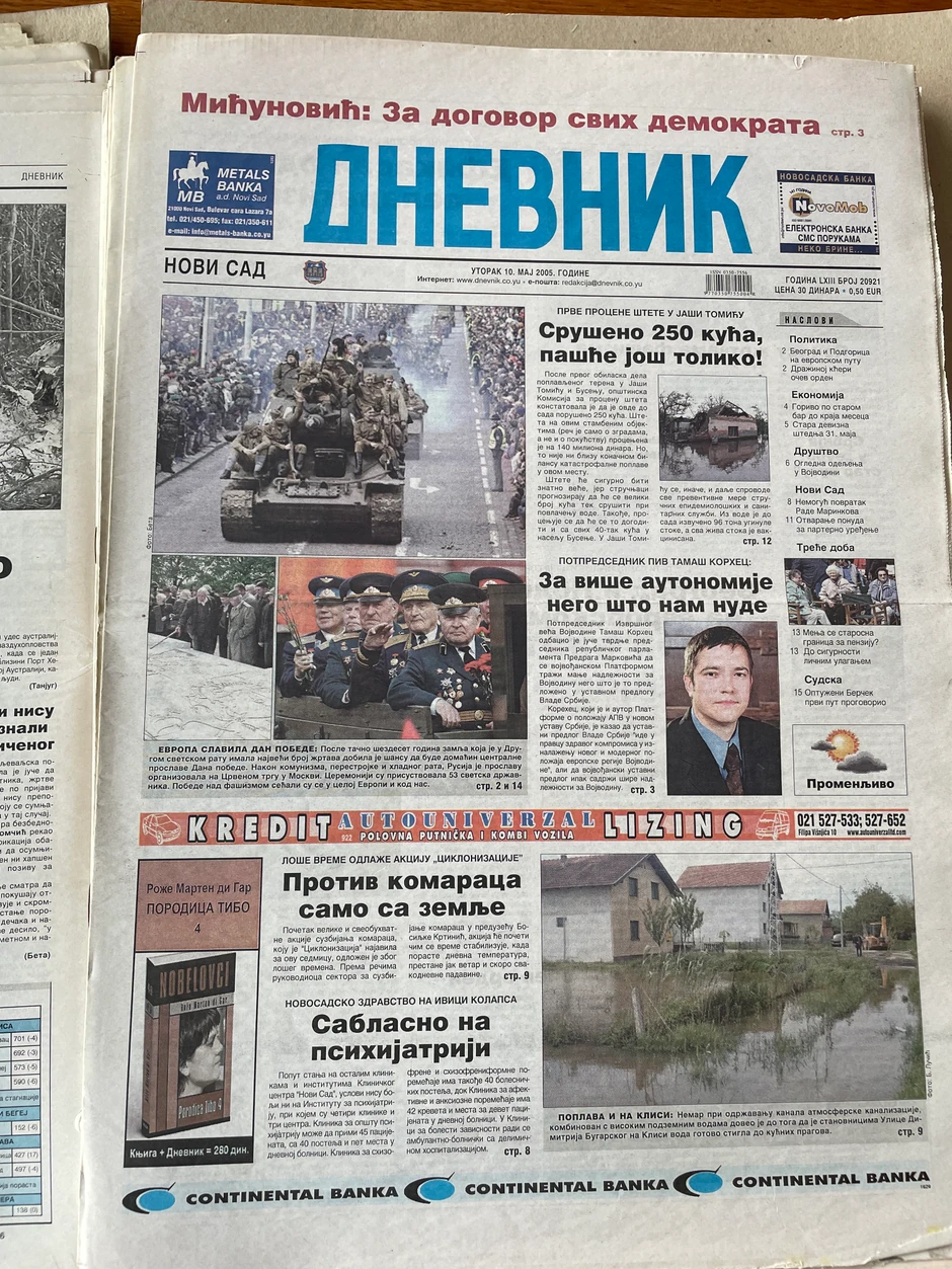 Dnevnik 10.maj 2005