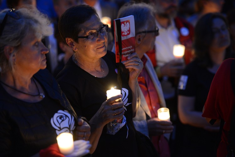 Protest przed Sądem Najwyższym