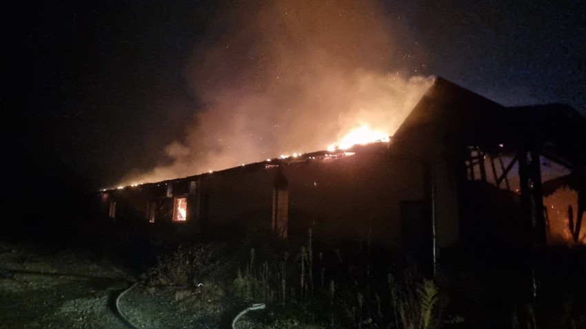 Fotografije požara u restoranu