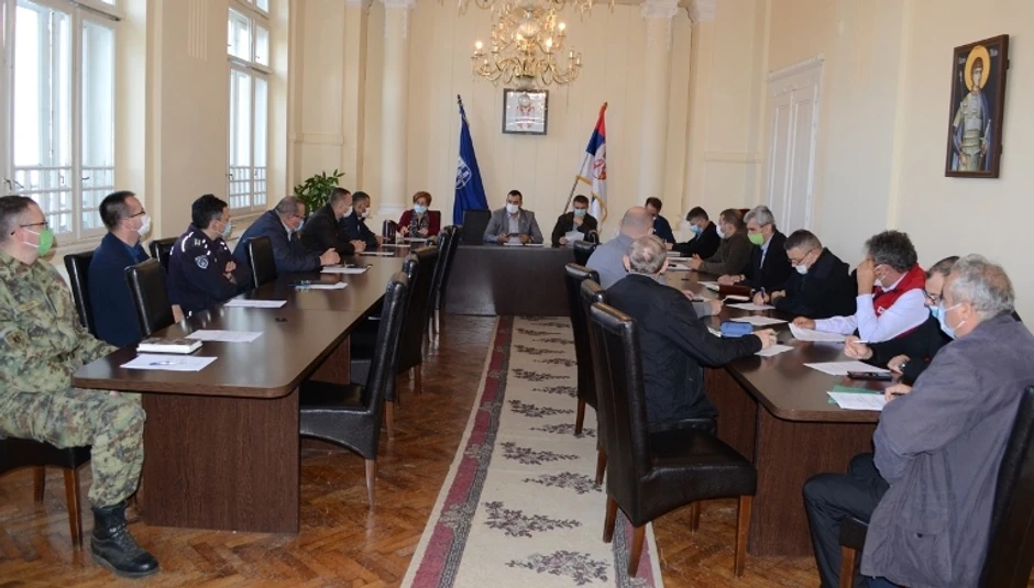 Sa današnje sednice na kojoj je proglašena vanredna situacija