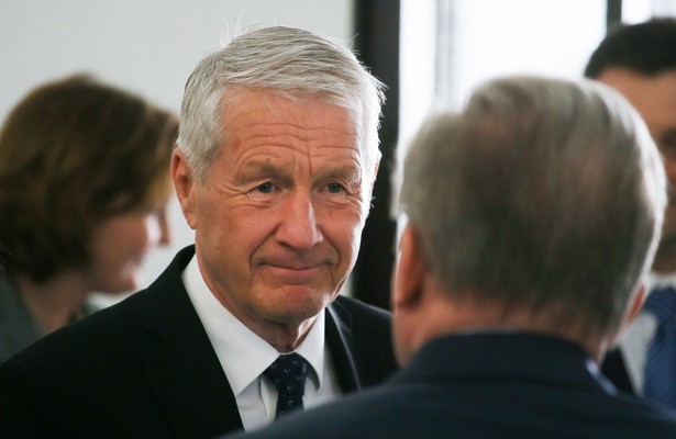 Sekretarz generalny Rady Europy Thorbjoern Jagland w Warszawie