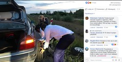 Trzaskowski ratował kobietę z opresji. "Na trasie do Zielonej Góry taka przygoda"