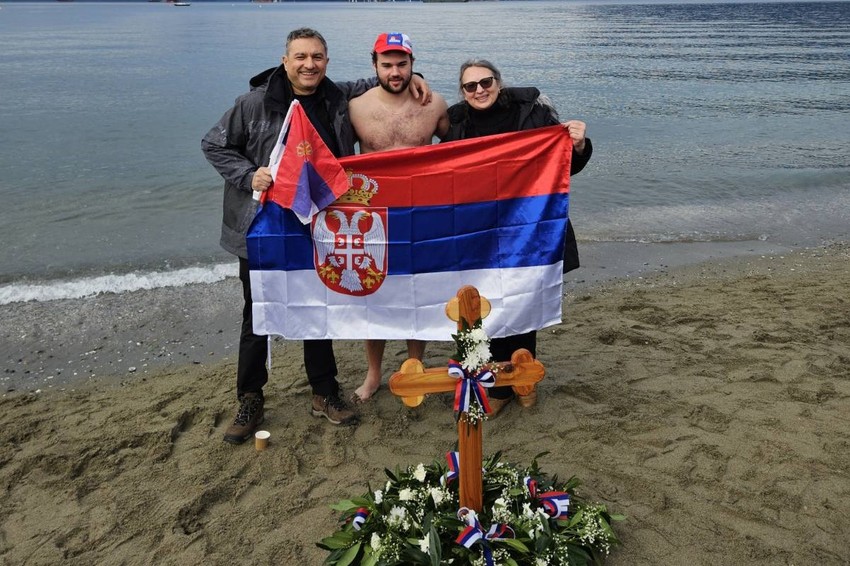 Plivanje za Časni krst u Vankuveru