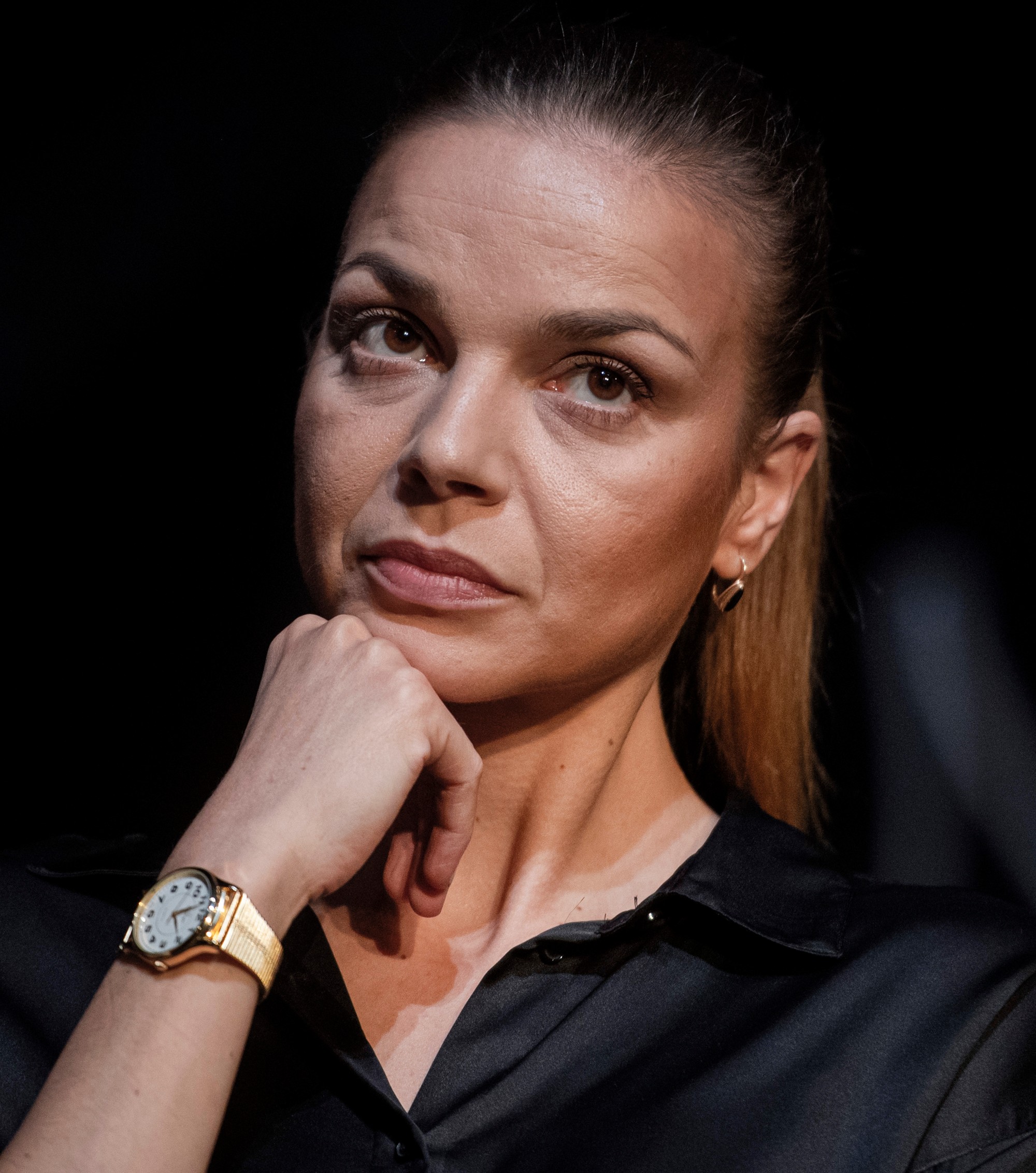 Herečka Petra Vajdová. 