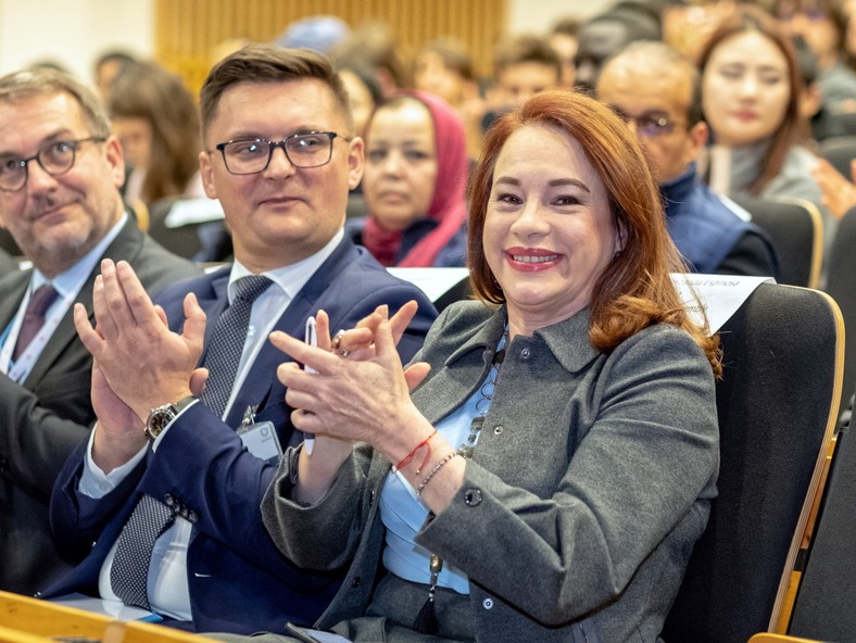 Marcin Krupa i Maria Fernanda Espinosa