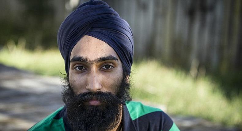 Young Sikh man breaks religious protocol to save life