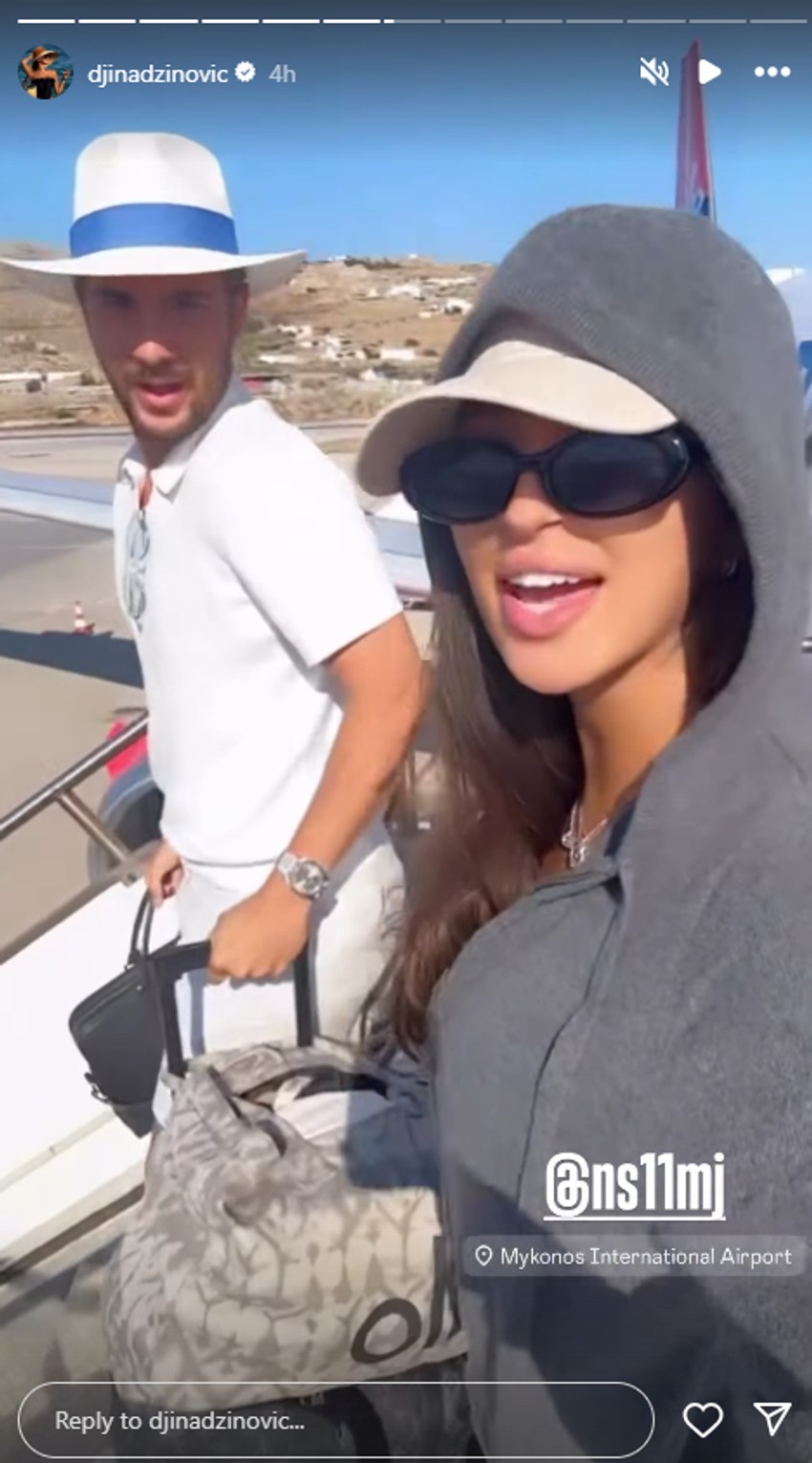 Đina sa misterioznim muškarcem