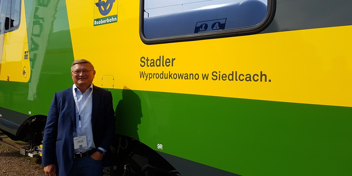 Wojciech Kostrzewa, członek Rady Dyrektorów Stadler Rail AG