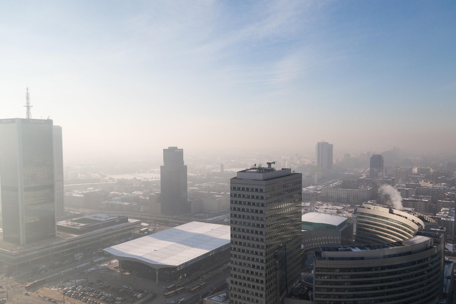 Smog over Warsaw