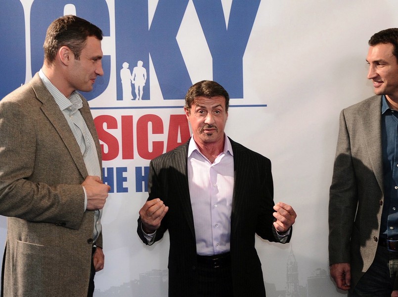 Bracia Kliczko i Sylvester Stallone robią "Rocky'ego" po niemiecku