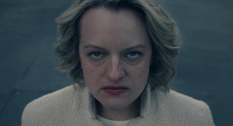 Elisabeth Moss on season five of The Handmaid's Tale.Hulu