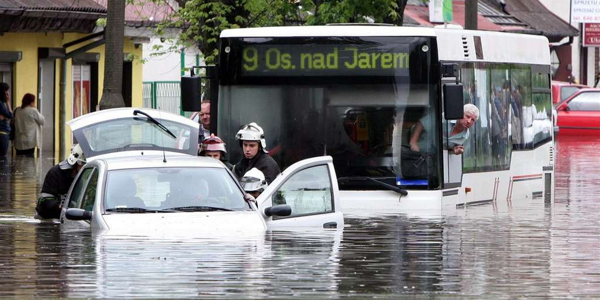 Powódź w Ostródzie
