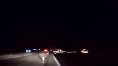 Másodperceken múlt a horrorbaleset az M3-as autópályán – Fedélzeti kamera rögzítette a döbbenetes jelenetet
