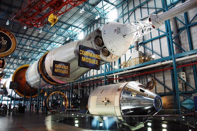 Baza NI-88 odegrała istotną rolę w kosmicznym wyścigu ZSSR i USA (na zdj.  amerykańska rakieta Saturn V)