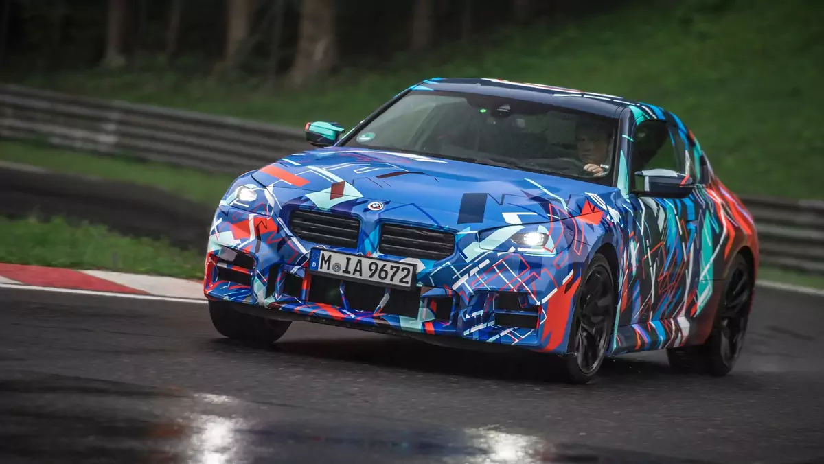 Nowe BMW M2 (2022) podczas testów na Salzburgringu