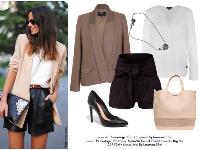 STYLIZACJE z białą koszulą