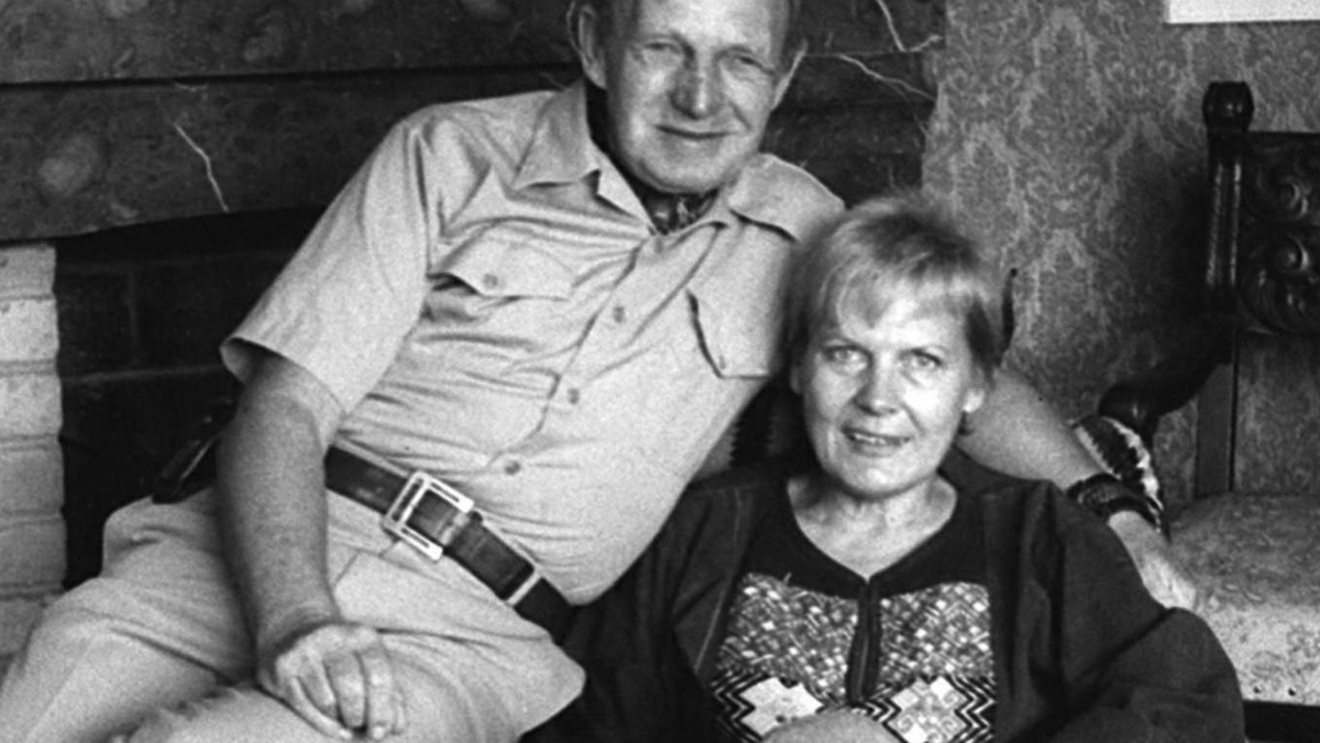 Tony Halik i Elżbieta Dzikowska, 1987 r.