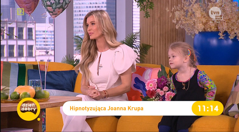 Joanna Krupa z córką w "Dzień dobry TVN"