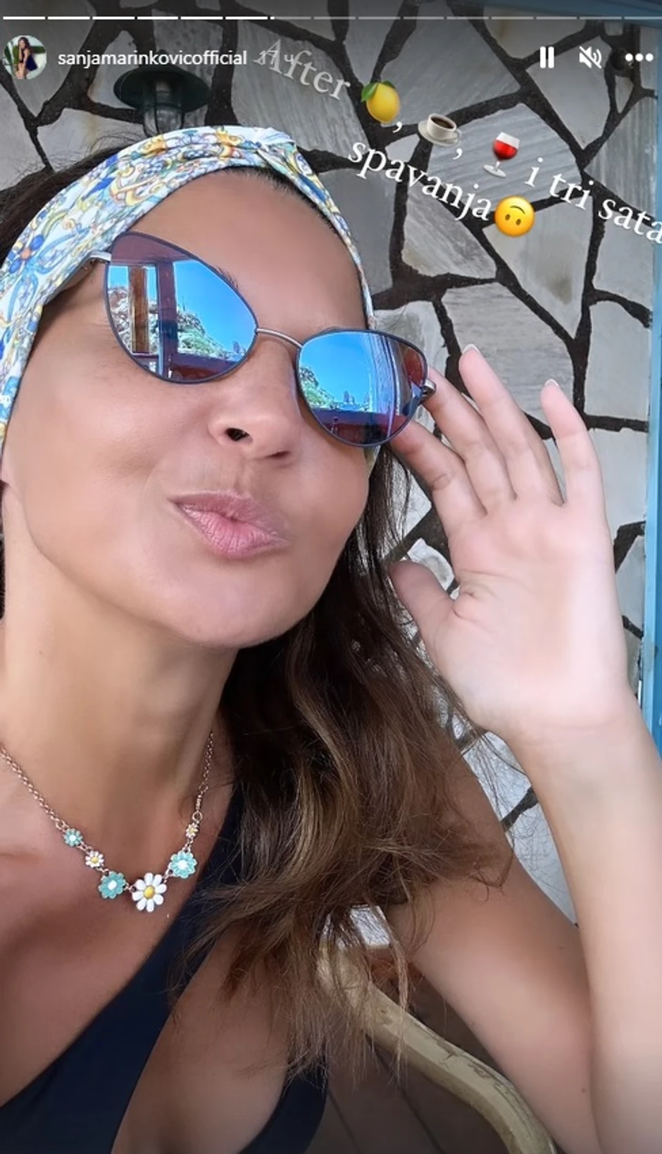 Sanja Marinković u Italiji