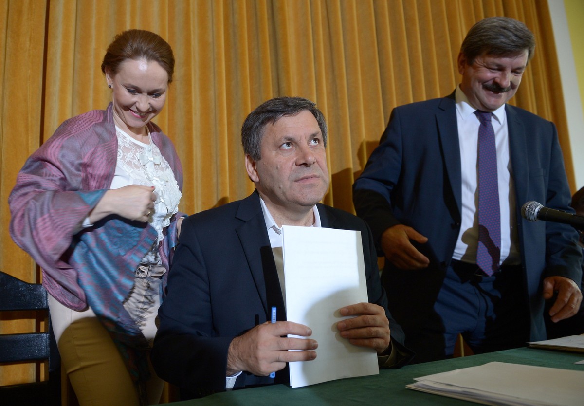 Rada Naczelna PSL, w środku Janusz Piechociński