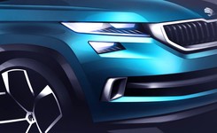 Oto nowy SUV Skody! Niemal 5 m długości i trzy rzędy siedzeń. PIERWSZE FOTO