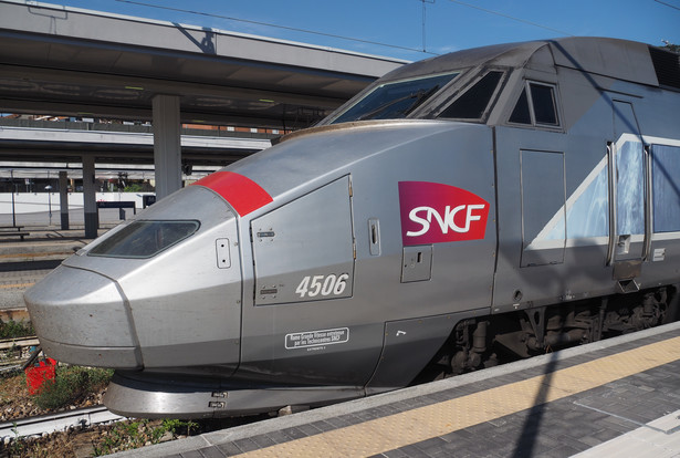 Pociąg francuskich linii SNCF