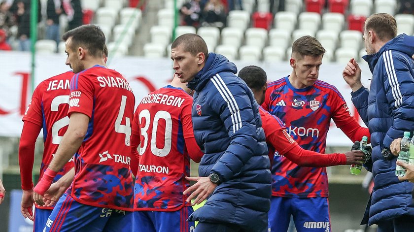 Pilka nozna. PKO Ekstraklasa. Radomiak Radom - Rakow Czestochowa. 05.04.2024