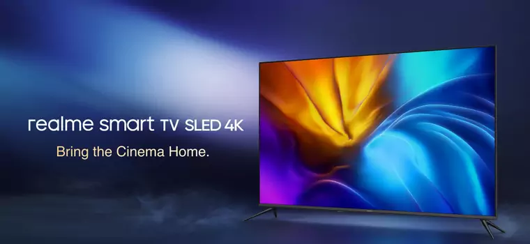 Realme oficjalnie zaprezentowało telewizor SLED 4K