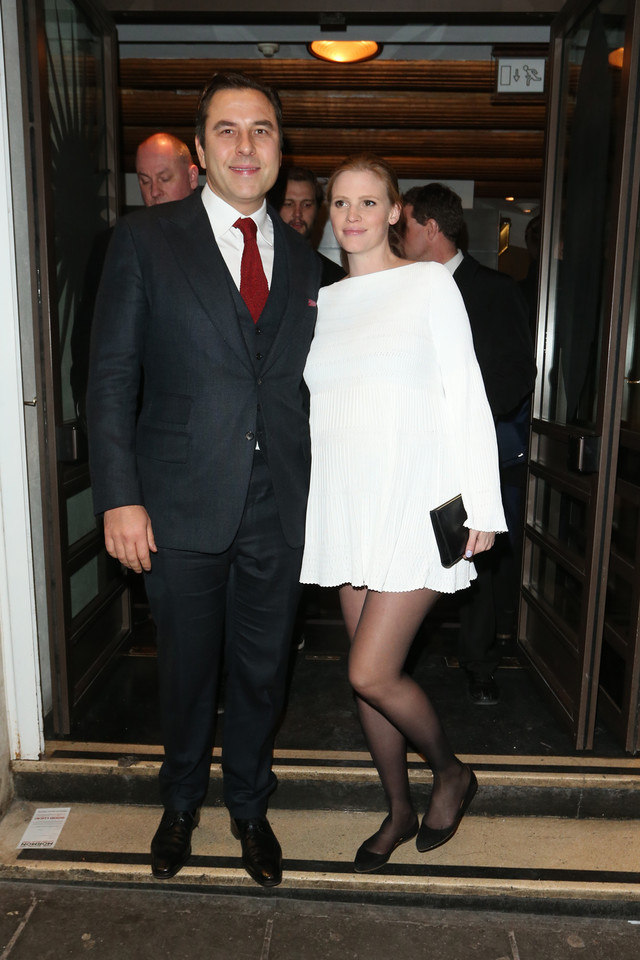 Lara Stone i David Walliams