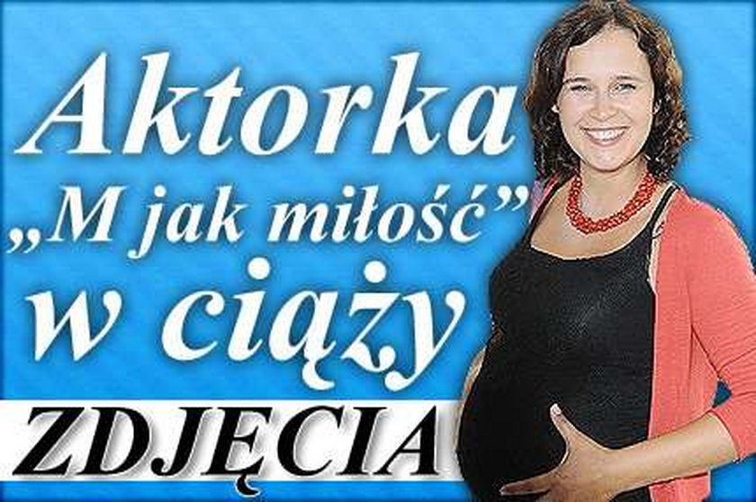 Aktorka "M jak miłość" w ciąży. Foto