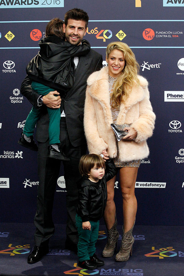 Shakira i Gerard Pique z synami