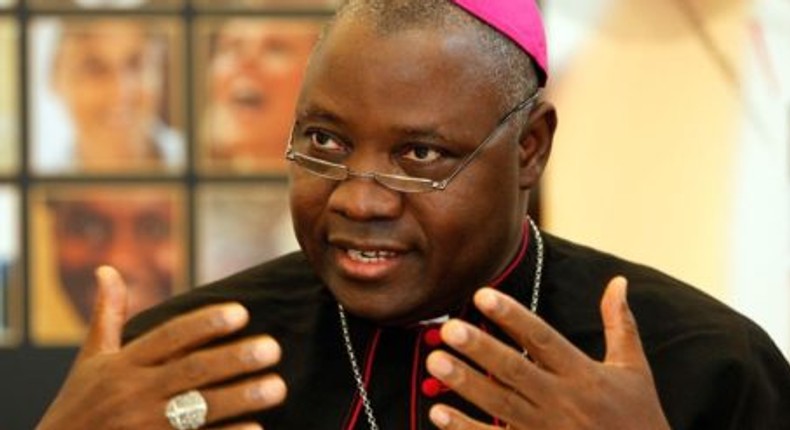 Newly installed Catholic Archbishop of Abuja, Ignatius Kaigama. [thepledge]