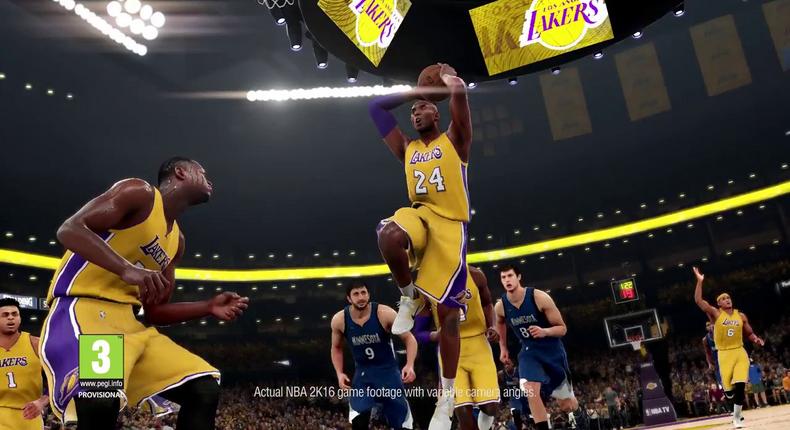 Kobe Bryant NBA 2k17 Commercial