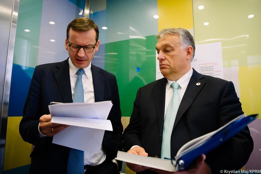 Mateusz Morawiecki i Viktor Orban