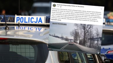 52-latka "omijała dziury". Interweniowała policjantka na urlopie