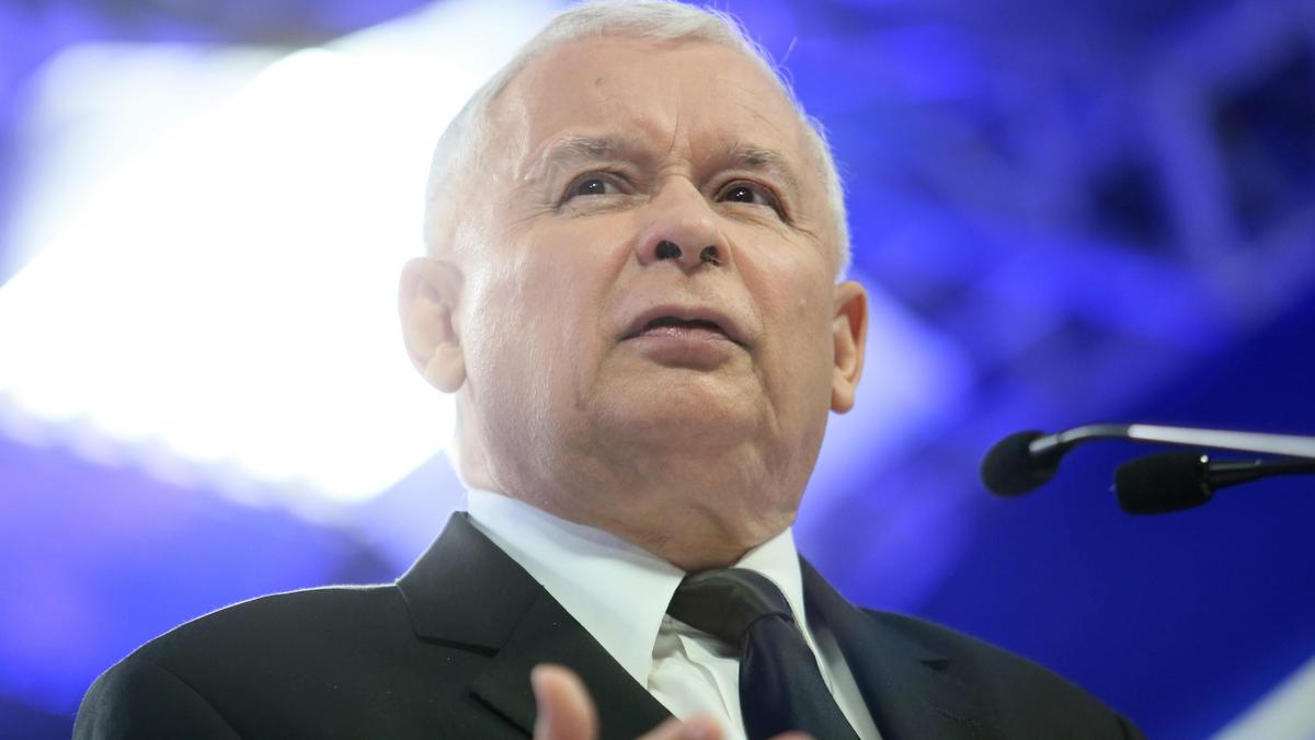 Jarosław Kaczyński biała aureola