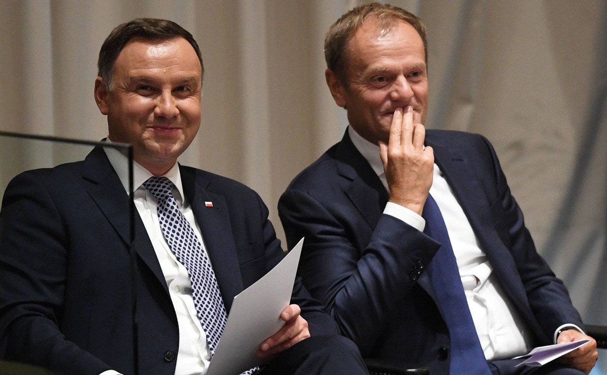 Andrzej Duda i Donald Tusk