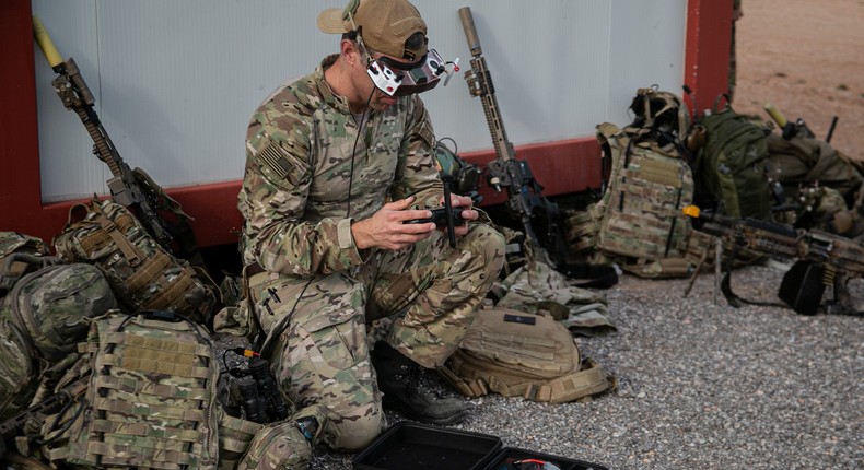 A new procurement notice signals special operators want a drone for dangerous cave missions.US Army photo by Sgt. David Cordova