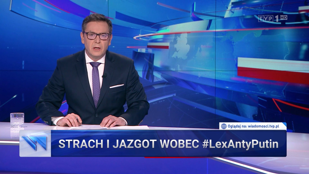 Absurdalny materiał "Wiadomości" TVP o lex Tusk. "Strach i jazgot"